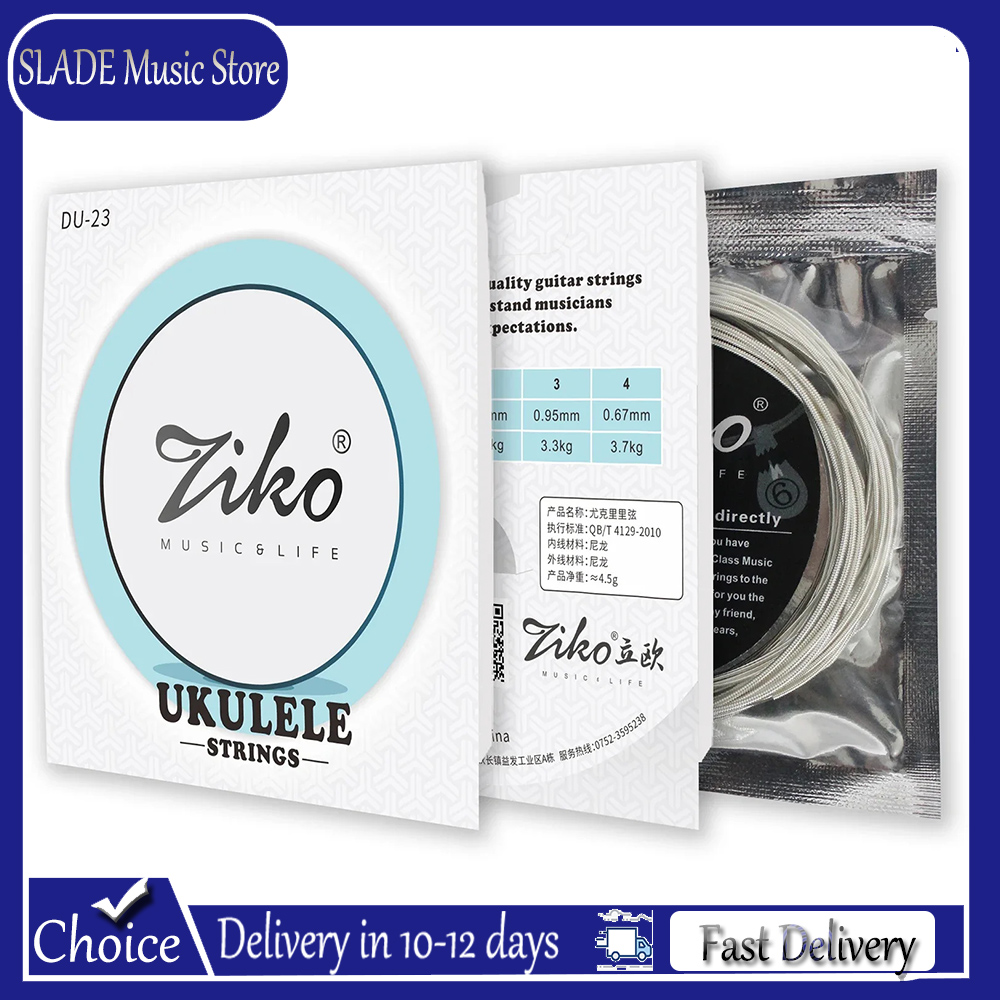 Musical Instrument With Strings - Cuerdas de Ukelele ZIKO, Soprano, Concet,