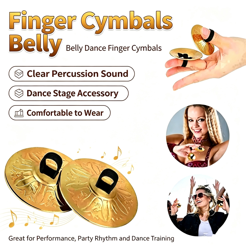 Musical Instrument Zills - Oferta Especial: 2 Piezas de Mini