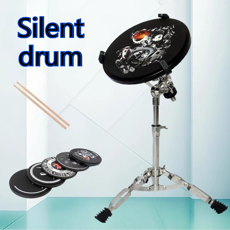 Musical Instrument Kit - Tambor silencioso de silicona de 12