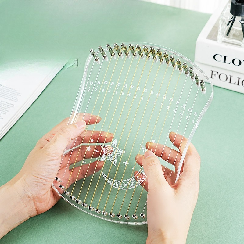 Musical Instrument With Strings - Kalimba de 17 cuerdas para sanación