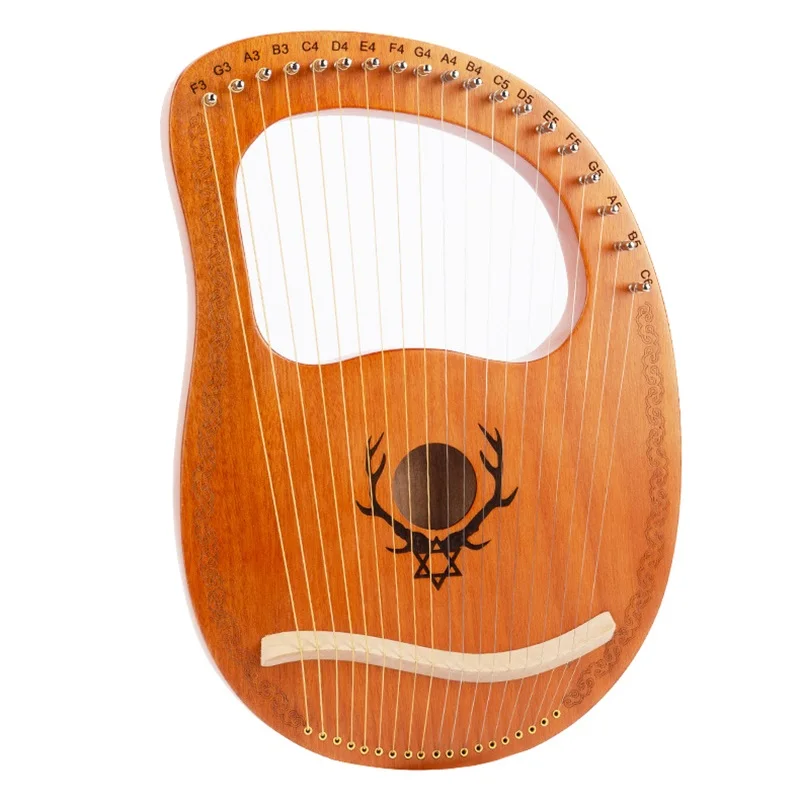 Musical Instrument Lyre - Arpa de Lira de 19 cuerdas,