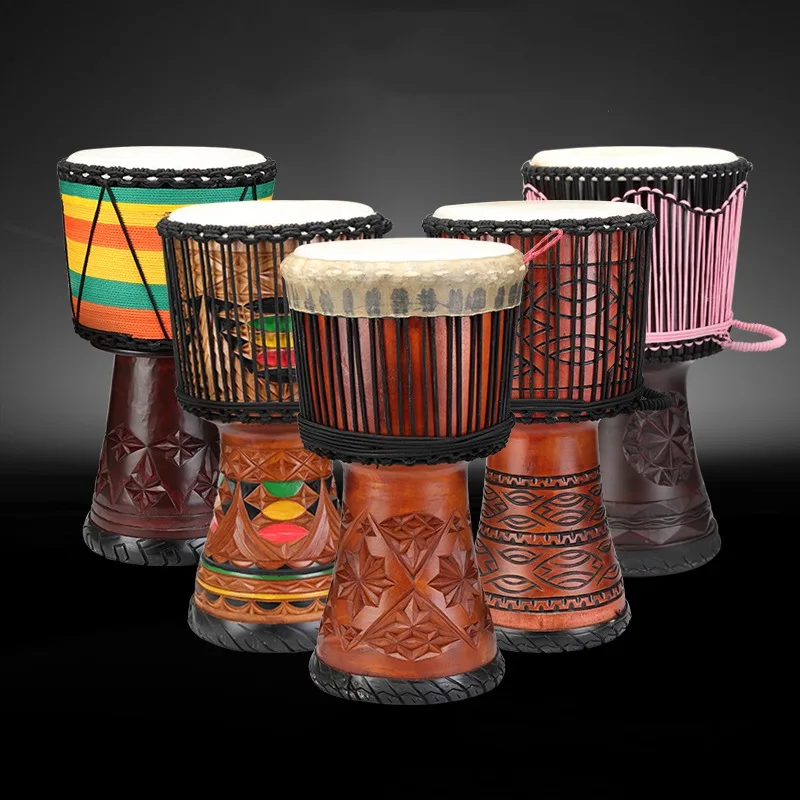 Musical Instrument Kit - Tambor africano de caoba Djembe de