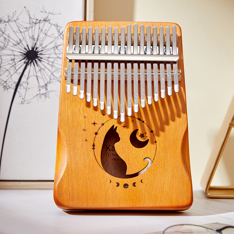 Musical Instrument Book - Kalimba de 17 teclas, diseño de