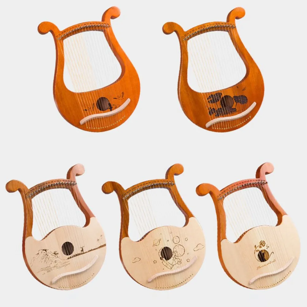 Musical Instrument Lyre - Arpa de Lira de 19 cuerdas