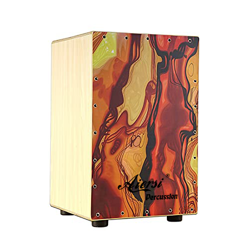 Musical Instrument Kit - Cajón de Madera de Color, Instrumento