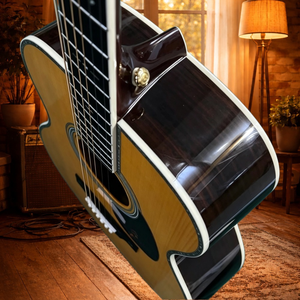 Guitarra Acústica Clásica OM28 - Musical Instrument With Strings reseña y precio