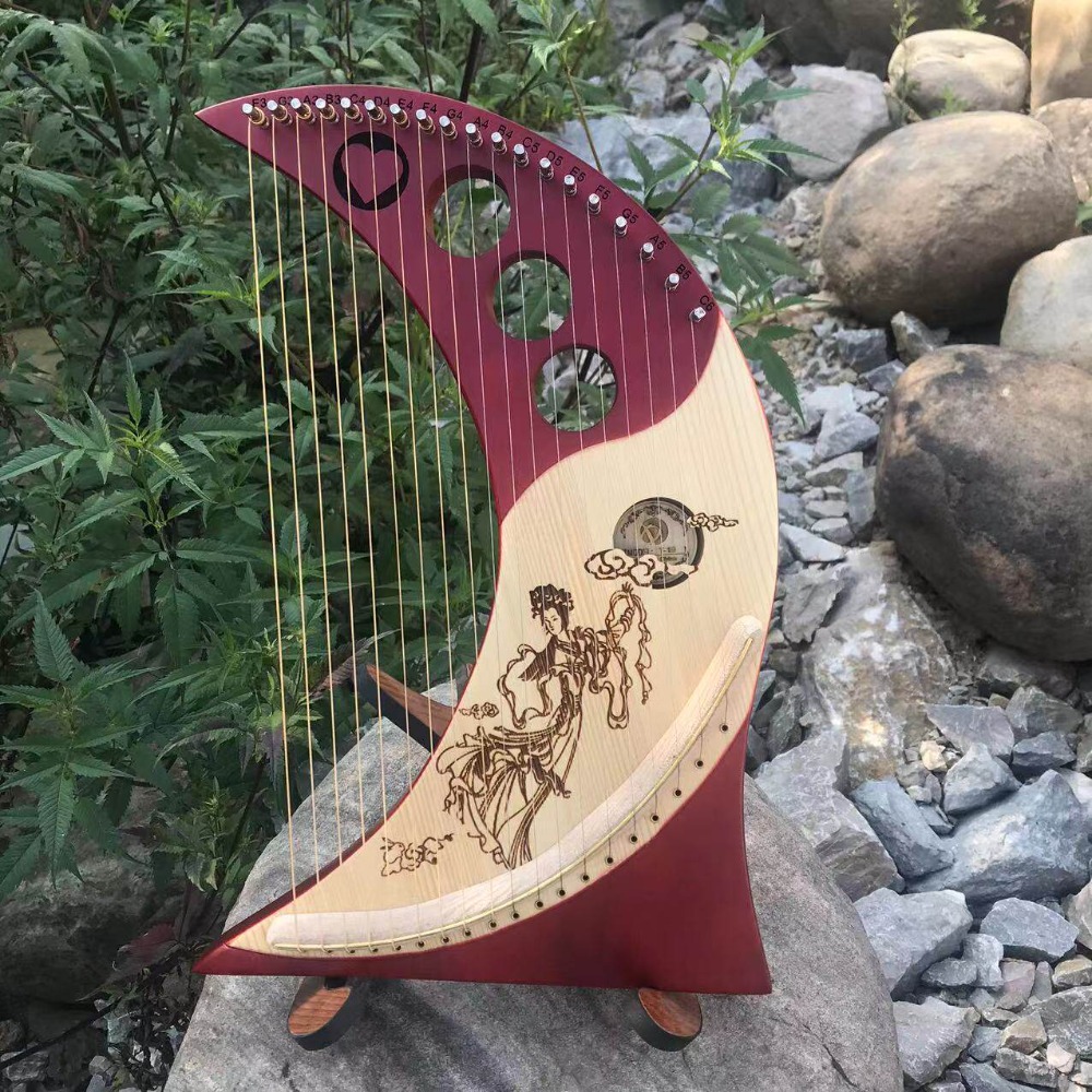 Arpa Lírica de Madera Maciza V - Musical Instrument Lyre reseña y precio