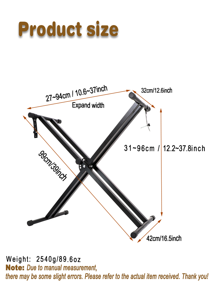 Soporte para teclado de Metal  - Musical Instrument Piano reseña y precio