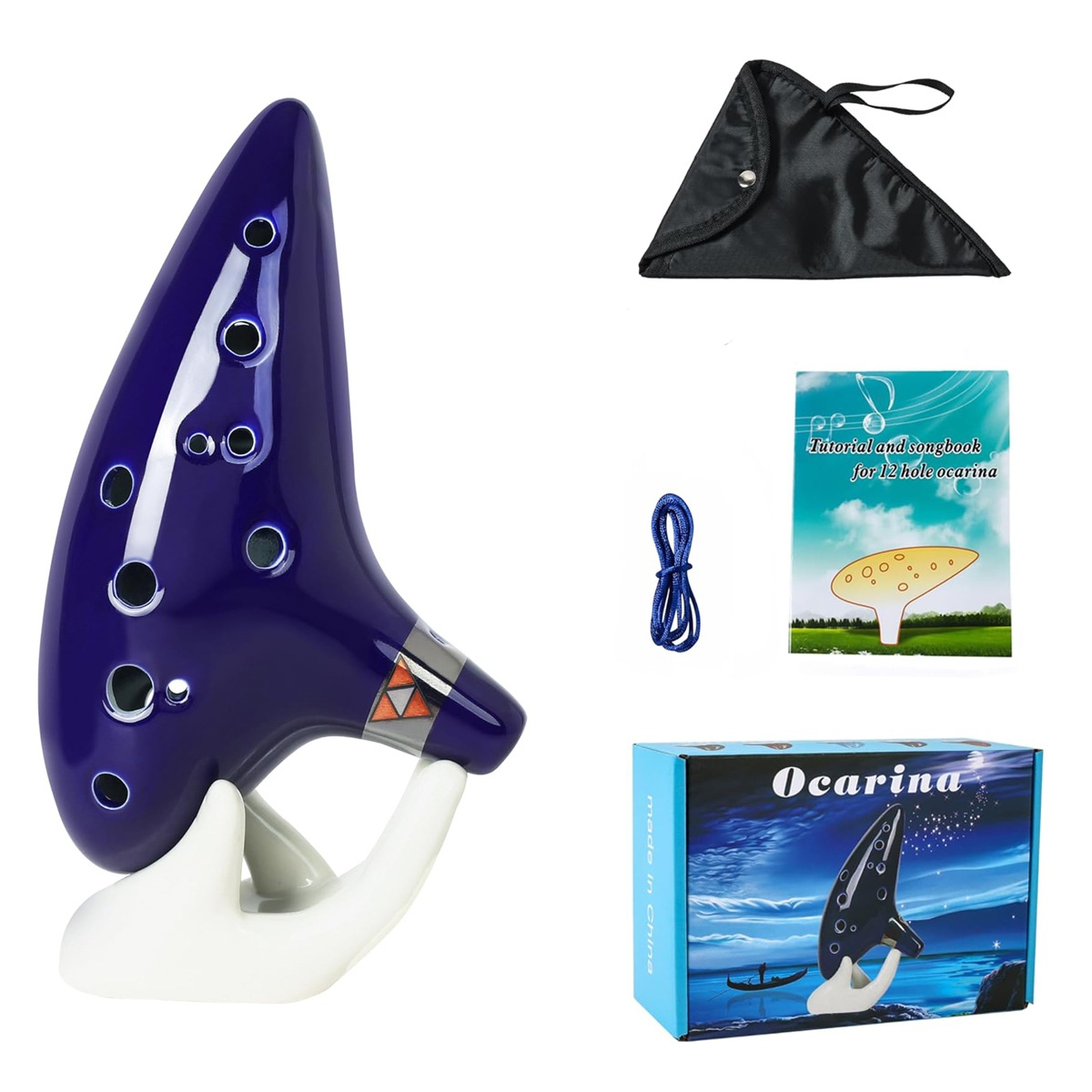 Nueva Ocarina de Cerámica de 1 - Musical Instrument Book reseña y precio