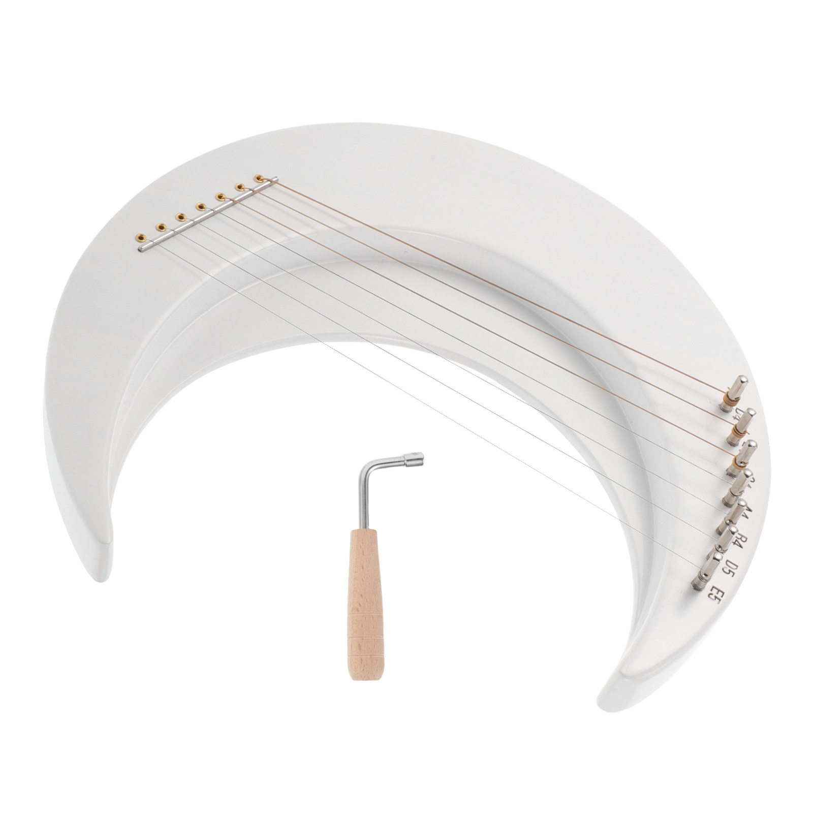 Arpa de madera de 7 cuerdas, c - Musical Instrument Lyre reseña y precio