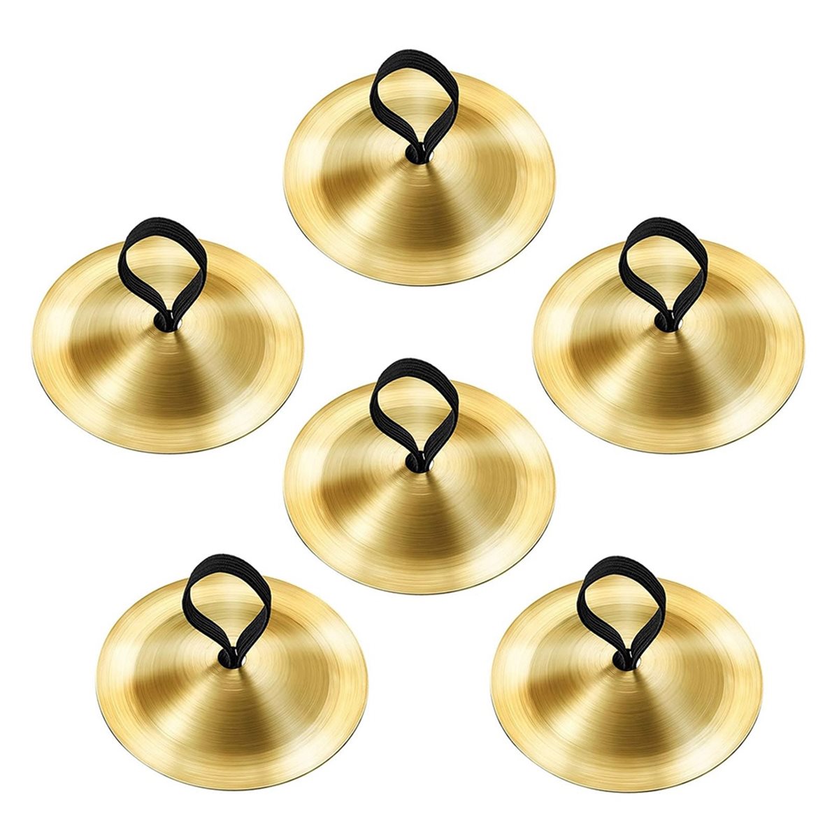 6 piezas platillos de dedo dan - Musical Instrument Zills reseña y precio