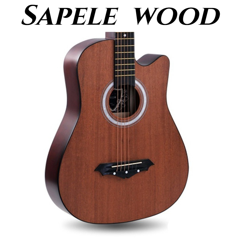 Guitarra Acústica Folk de 38 P - Musical Instrument With Strings reseña y precio