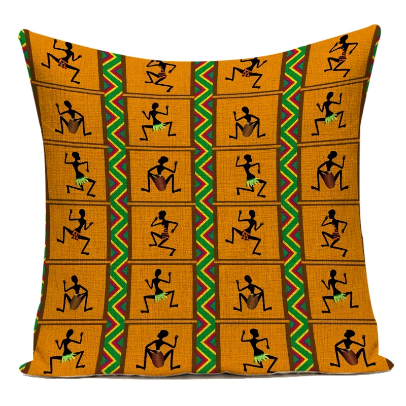 Funda de cojín Retro para muje - Musical Instrument Of Africa reseña y precio