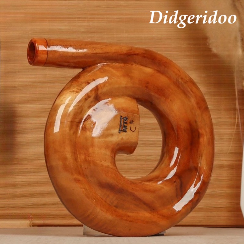 Didgeridoo Espiral de Madera,  - Musical Instrument Didgeridoo reseña y precio