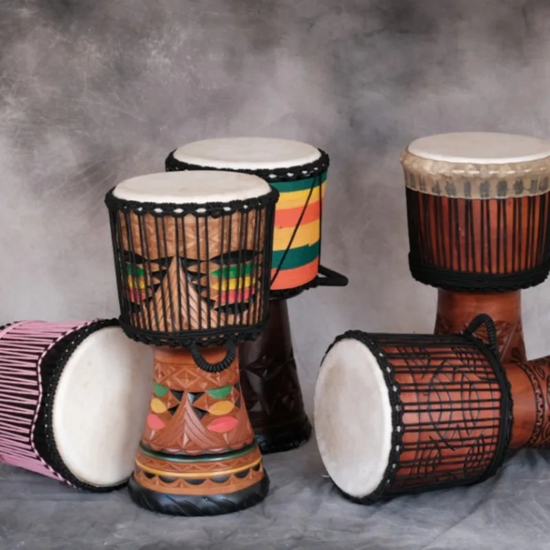 Tambor africano de caoba Djemb - Musical Instrument Kit reseña y precio