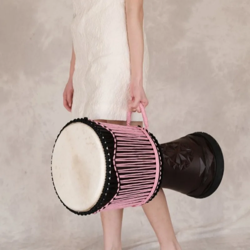Tambor africano de caoba Djemb - Musical Instrument Kit reseña y precio