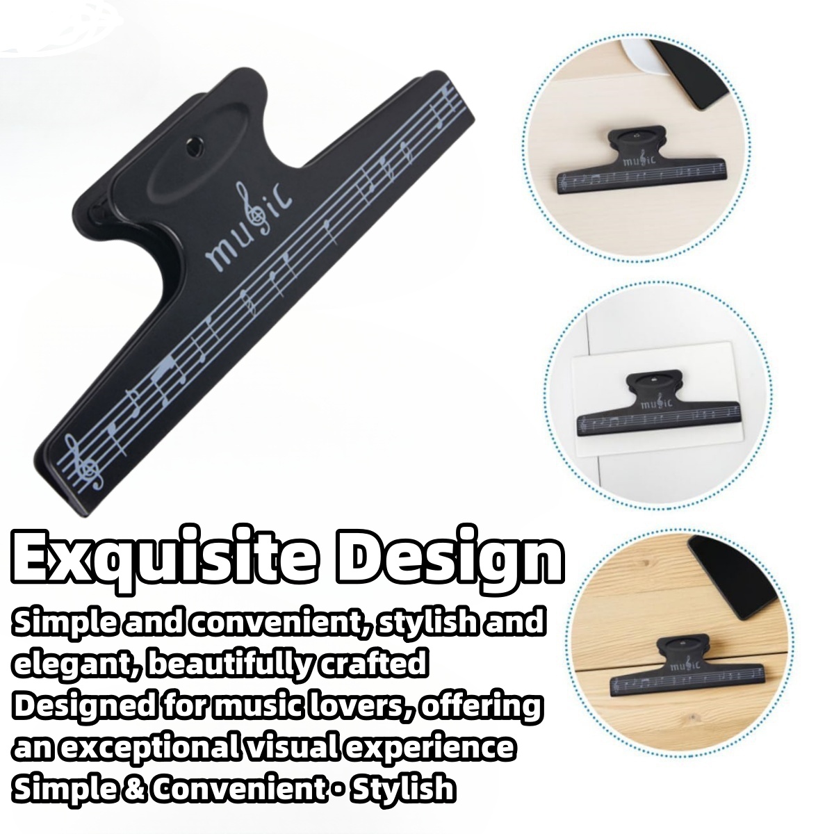 Clips para partituras, página  - Musical Instrument Book reseña y precio