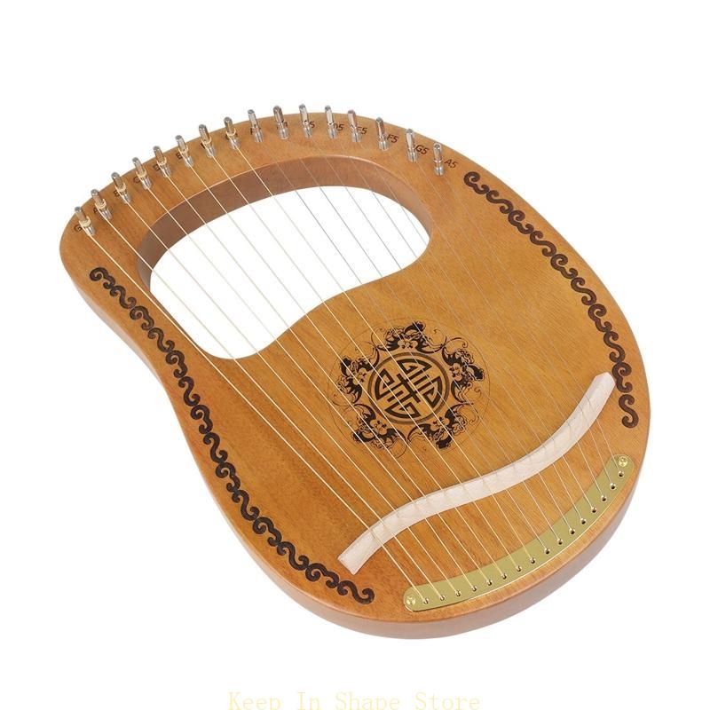 U1JC 16 cadena caoba lyre arpa - Musical Instrument Lyre reseña y precio