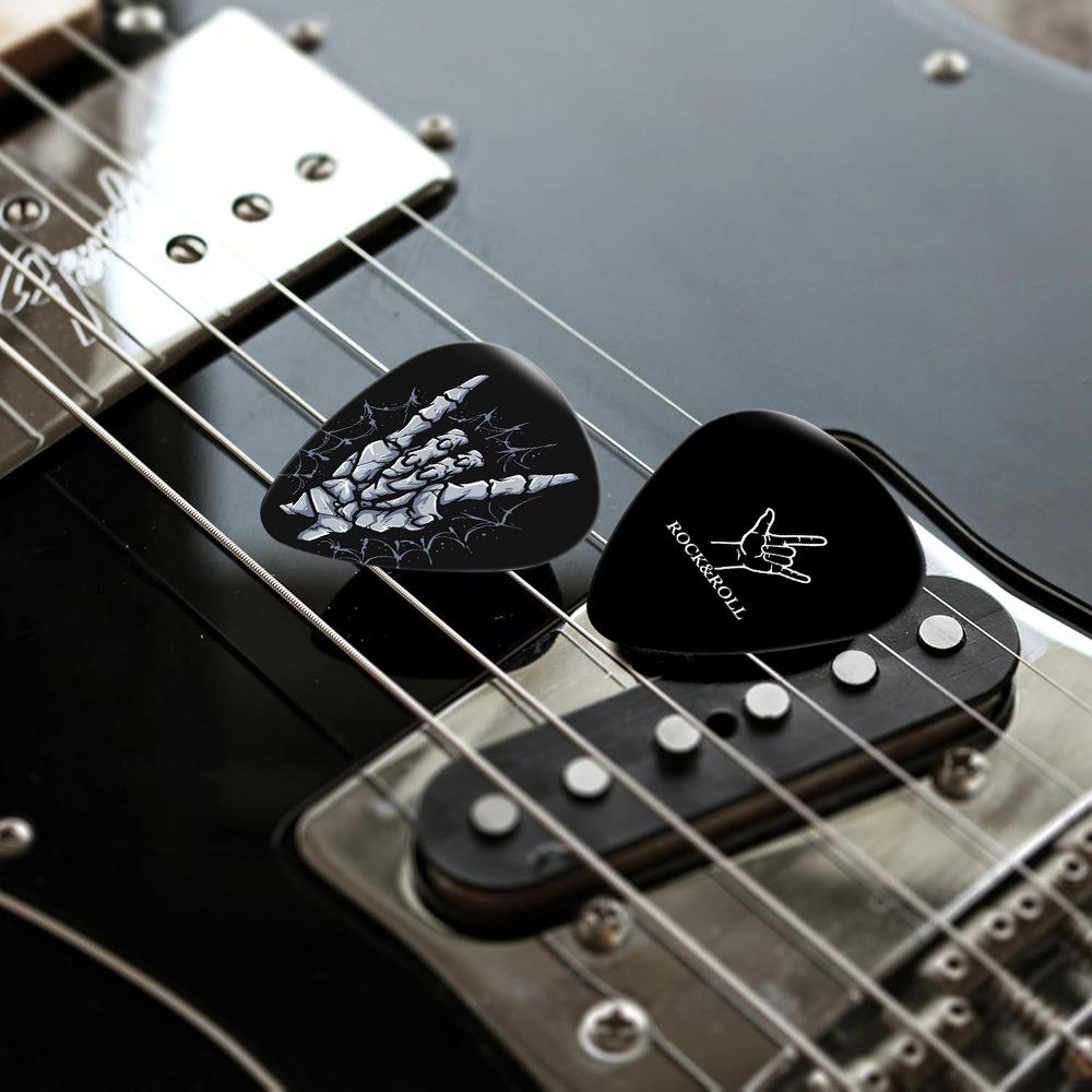 12 piezas de púas de guitarra  - Musical Instrument Art reseña y precio