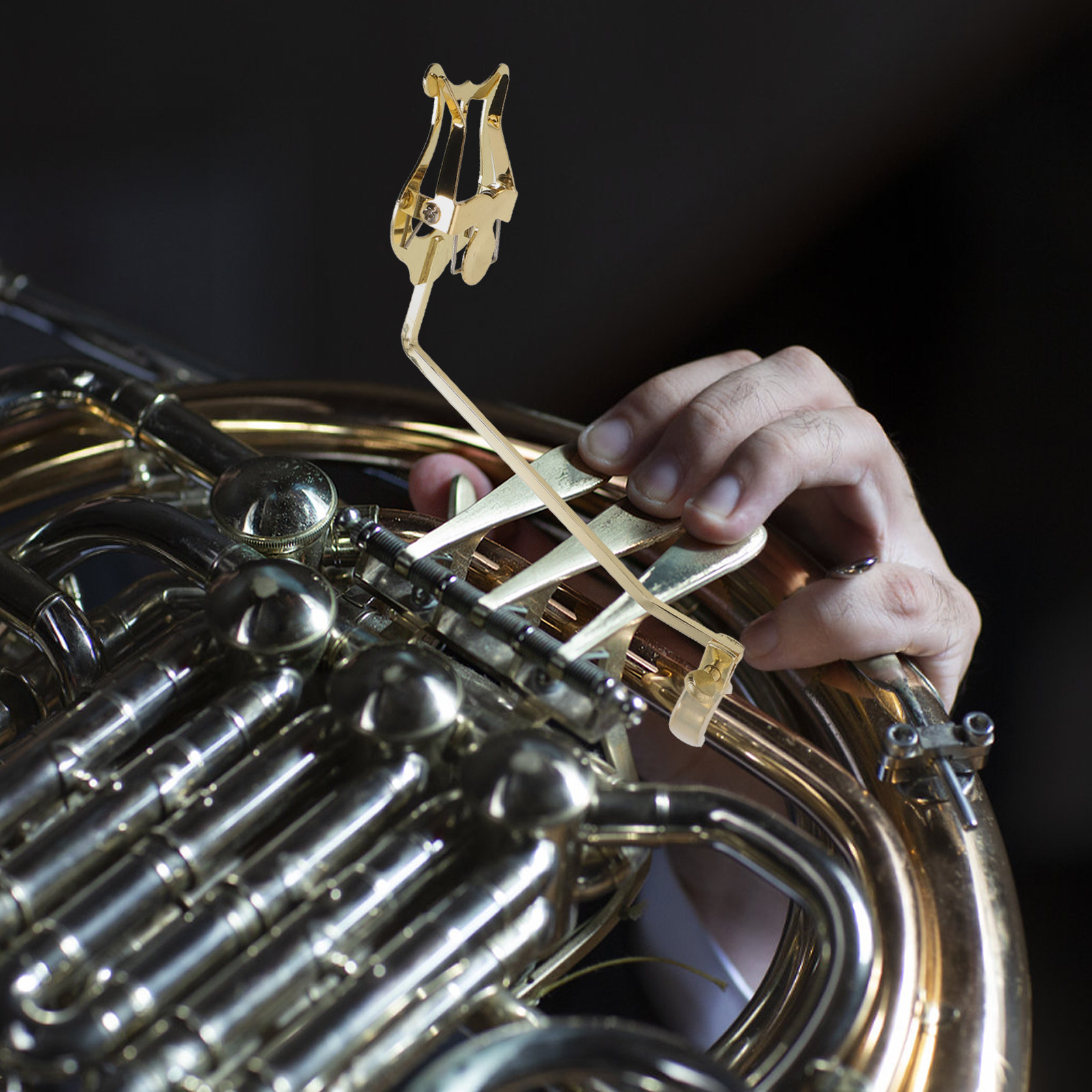 Soporte de partituras metálico - Musical Instrument Lyre reseña y precio