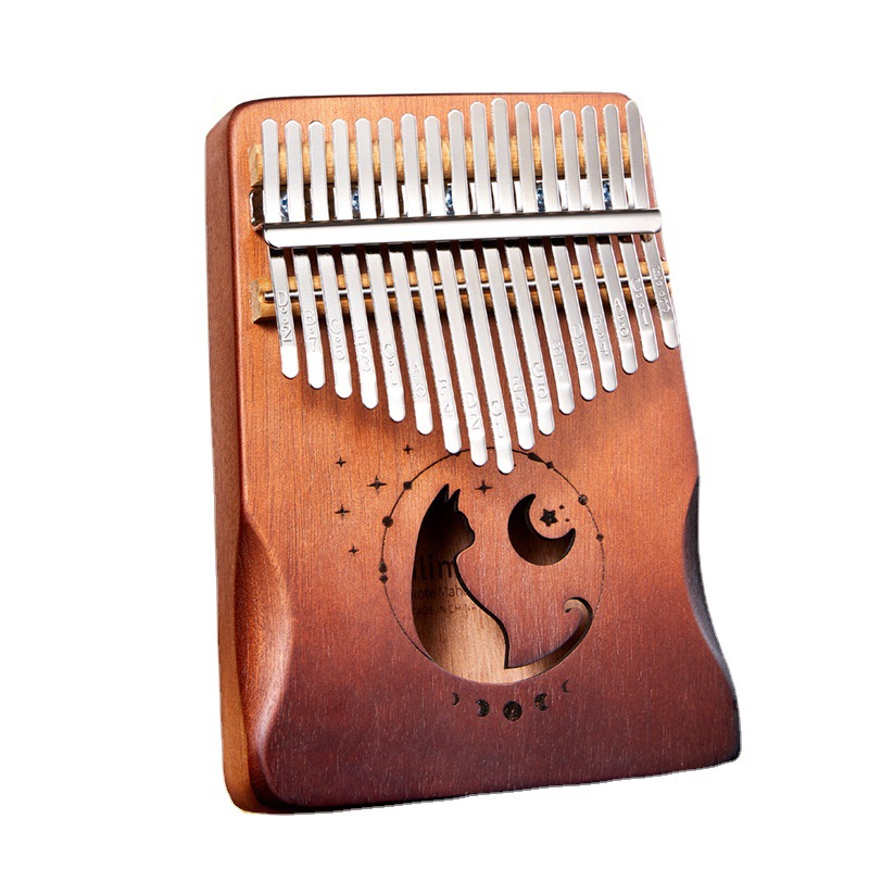 Kalimba de 17 teclas, diseño d - Musical Instrument Book reseña y precio