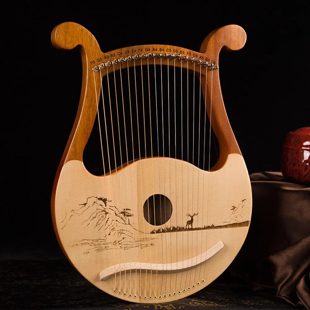 Arpa de Lira de 19 cuerdas de  - Musical Instrument Lyre reseña y precio